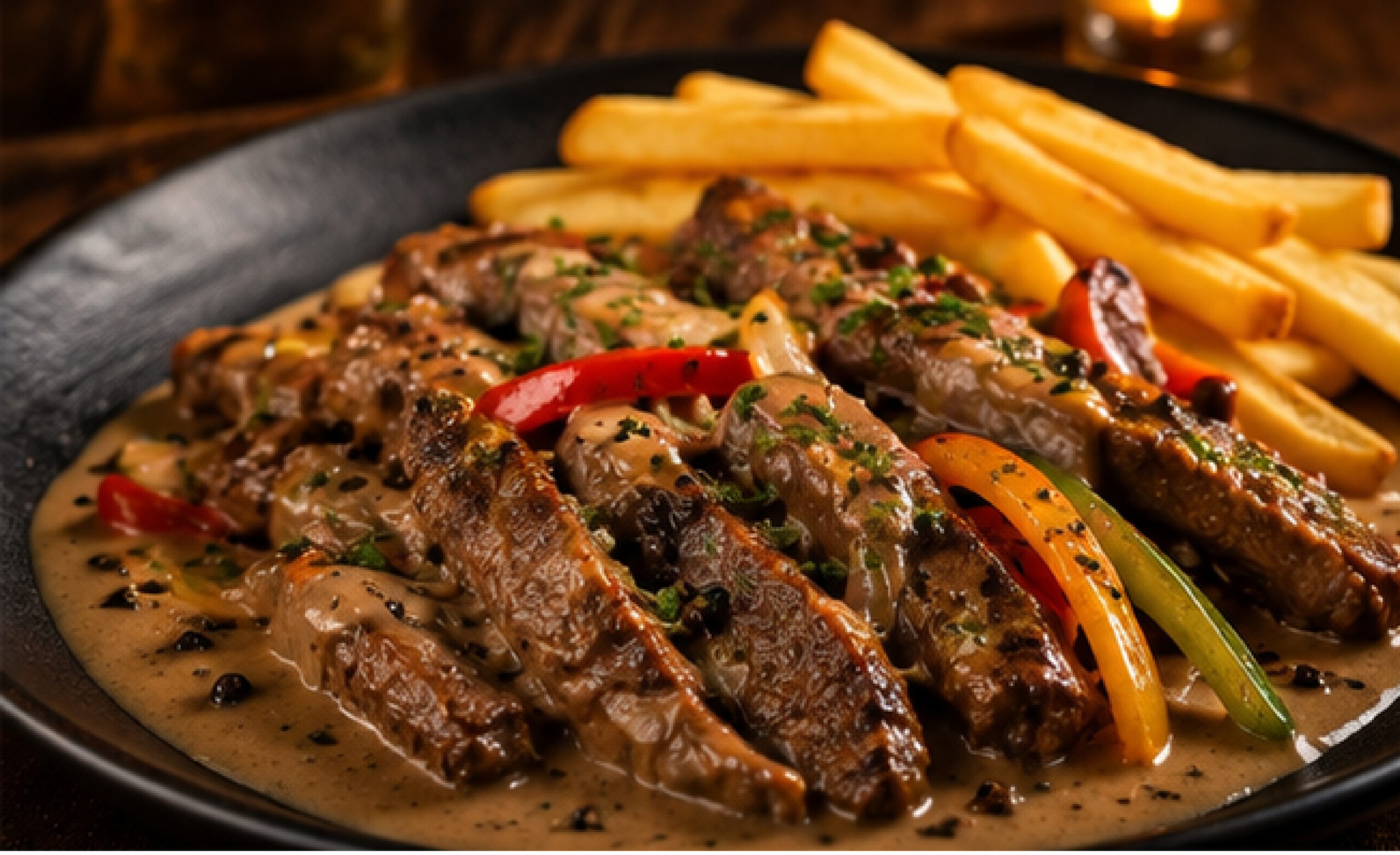 Beef Fillet Pepper Steak